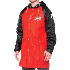 20040-00006 100% Torrent Raincoat Medium Red/black