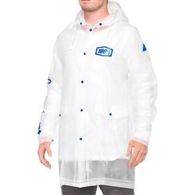 100% 20040-00011 100% Torrent Mechanics Raincoat Medium Clear