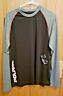 102533 Polaris Mens Black Gray Gear Long Sleeve Tee Size Medium 102533 Polaris Mens Black Gray Gear Long Sleeve Tee Size Medium