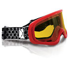 120152 Kimpex Ckx Snowmobile Steel Goggle Snow Red Adjustable 779422889738