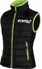 15209.701xx Fxr Block Heater Womens Black Lime Insulated Vest New