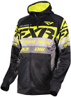 172013-1065  Fxr Race Division Tech Hoodie Black Hi Vis Xxl New