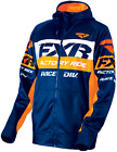 172013-4530 Fxr Race Division Tech Hoodie Navy Orange Medium New 172013-4530 Fxr Race Division Tech Hoodie Navy Orange Medium New