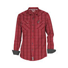 286422202 Polaris Rzr Baja Drifter Red Plaid Long Sleeve 608766819203