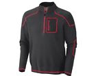 286513302 Polaris Grey Red Blackcomb Quarter Zip Up Sweater 608766797730
