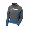 286603101 Polaris Womens Gray Blue Carved Shoulder Zip Sweatshirt Sweater Oem