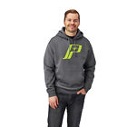286857809 Polaris Mens Retro Logo Hoodie Charcoal Xl