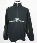 4259-704 Arctic Cat Cats Pride Black Fleece Pullover Jacket Zip Xl