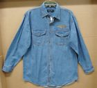 4269-472 Arctic Cat New Oem Snowmobile Denim Button Up Shirt Medium