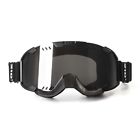 507061 Kimpex Ckx Standard Goggle Black Mat Silver Mirror Lens Snowmobile