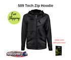 509-clo-tz8b-3xl New Tech Zip Mens Hoody Black Free Dvd
