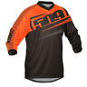 509-jer-wpo-xl Windproof Lightweight Snowmobile Motocross Racing Jersey Orange 843614110273