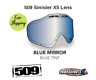 509-x5len-13-bb Sinister Goggle Lens Dual Blue Mirror Free Sticker