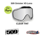 509-x5len-13-cl Sinister Goggle Lenses Dual Clear Free Sticker