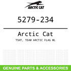 5279-234 Arctic Cat Tsht Team Flag Ml Oem