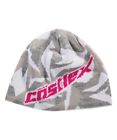 98-3163 Castle Racewear Beanie Hat Shattered Magenta Pink 008061150634