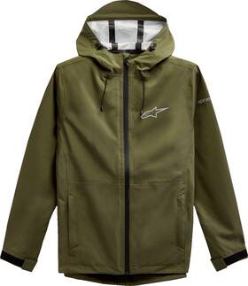 123211010690xl Alpinestars Omni Rain Jacket - Military Green Xl 123211010690xl Alpinestars Omni Rain Jacket - Military Green Xl