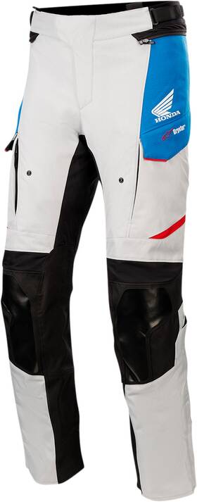 3227421-9173-4x Alpinestars Honda Andes V3 Drystar Pants - Gray/blue/red 4xl
