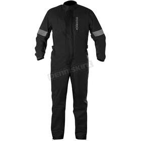 3264617-10-2x Alpinestars Black Hurricane Rain Suit Size 2xl / Xx-large 3264617-10-2x Alpinestars Black Hurricane Rain Suit Size 2xl / Xx-large