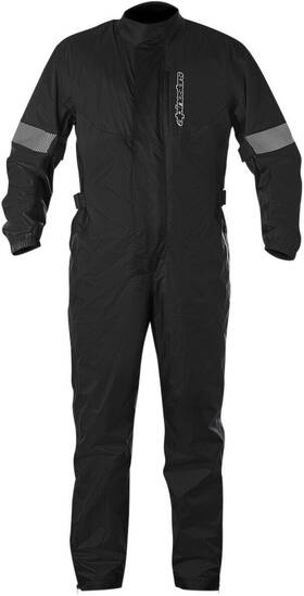 3264617-10-l Alpinestars Hurricane One-piece Rain Suit Black/gray Us L