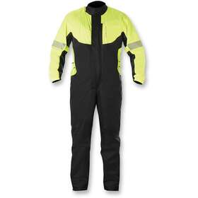 Alpinestars 3264617-551-s Hurricane Adult One-piece Rain Suit Yellow Fluo/black S 2850-0029