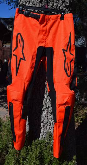 Alpinestars Oa-62271 Fluid Lurv Dirt Bike Mx Orange / Blk Pants Size 32 Adult