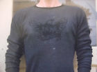 Bdm400-7504 Made In Usa Big Dog Motorcycles Eagle Ringer Thermal Shirt