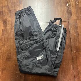 Blw-8 Bilt Blw 8 Motorcycle Rain Pants Mens Xl Black Lightweight Packable Seam Sealed Blw-8 Bilt Blw 8 Motorcycle Rain Pants Mens Xl Black Lightweight Packable Seam Sealed