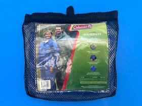 Coleman 674259600443 Aurora Pvc Extra Large Rainsuit 100% Waterproof Drawcord Storm Cuffs New