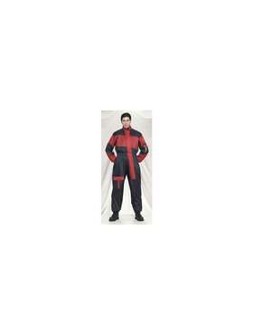 Rs2400-s Dealer Leather Layered Rain Suit With Pant Pocets And Drawstring - Small