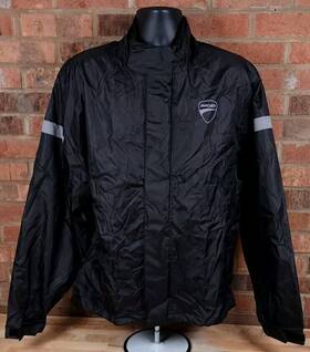 981073793 Ducati Strada 2 Rain Jacket Mens Size Xl Breathable Reflective New 981073793 Ducati Strada 2 Rain Jacket Mens Size Xl Breathable Reflective New