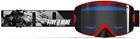 F02001300-000-004 Kingpin Glitch Snow Goggles Red Black Blue Mirror Tint Lens