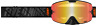 F02001300-000-010 Kingpin Black Fire Mirror Rose Lens Snowmobile Snow Goggles