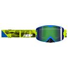 F02001300-000-201 Kingpin Snowmobile Goggles Blue Green Mirror Bronze Tint Dual Lens