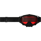 F02001900-000-003 Sinister Black Rose Snow Snowmobile Goggles With Tint Lens New
