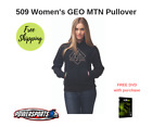 F09000100-150-001 New Geo Mountain Womens Gray Hoodie Free Dvd