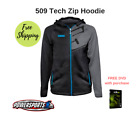 F09000900-120-201 New Tech Zip Mens Hoody Blue Small Free Dvd