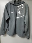 F09000900-1x0-601 Tech Zip Hoodie Light Jacket Gray Medium Or Xl New