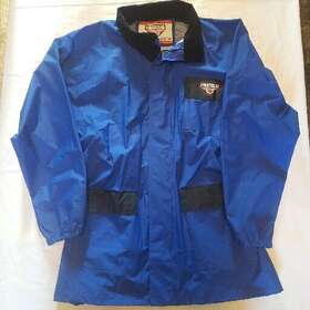 71136 Firstgear First Gear Motorcycle Rain Jacket Mens Size Large Blue/black Synchro 2 71136 Firstgear First Gear Motorcycle Rain Jacket Mens Size Large Blue/black Synchro 2