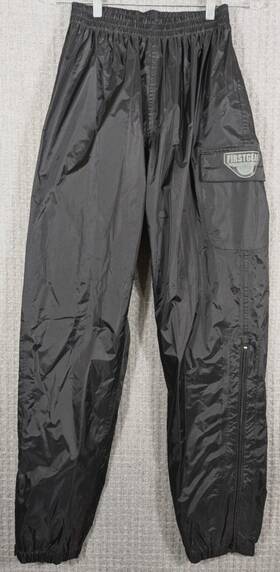 Fg02695 Firstgear Splash Rain Pants Black Size Small Motorcycle Nylon Elastic Fg02695 Firstgear Splash Rain Pants Black Size Small Motorcycle Nylon Elastic