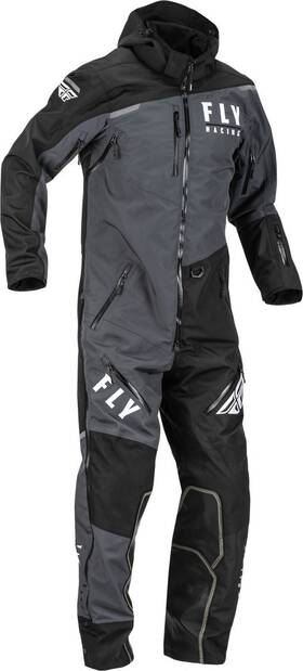 470-43552x Fly Racing Cobalt Snowbike Monosuit Shell Xx-large Black/gray