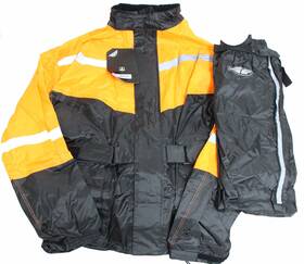478-80163x Fly Racing 2-piece Rain Suit Black/orange 3xl 478-80163x Fly Racing 2-piece Rain Suit Black/orange 3xl