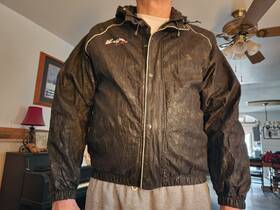 Ft1032-01 Frogg Toggs 1032-01 Road Toad Action Jacket Black Water-proof Size Large