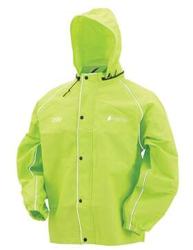 Frogg Toggs 884475100270 Bilt Waterproof Rain Jacket Adult Large Hi-viz Green Reflective New