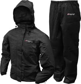 Frogg Toggs Ap13580 Womens All-purpose Waterproof Rain Suit Black Small
