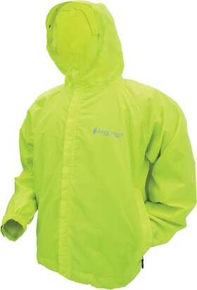 Frogg Toggs Sw62123 Mens Stormwatch Waterproof Rain Jacket Hi-vis Yellow Large