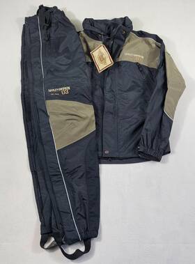 Harley-davidson 97400-04vm/000s Showdown Jacket And Pants Small Black Rain Suit New - Read