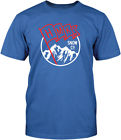 Hm2sstflablsm Hmk Snowmobile Adult Flag Blue Tee Shirt Small