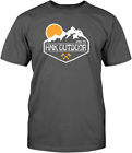 Hm2sstpeacsm Hmk Snowmobile Adult Peak Charcoal Tee Shirt Small