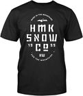 Hm2sststebsm Hmk Snowmobile Adult Stencil Black Tee Shirt Small